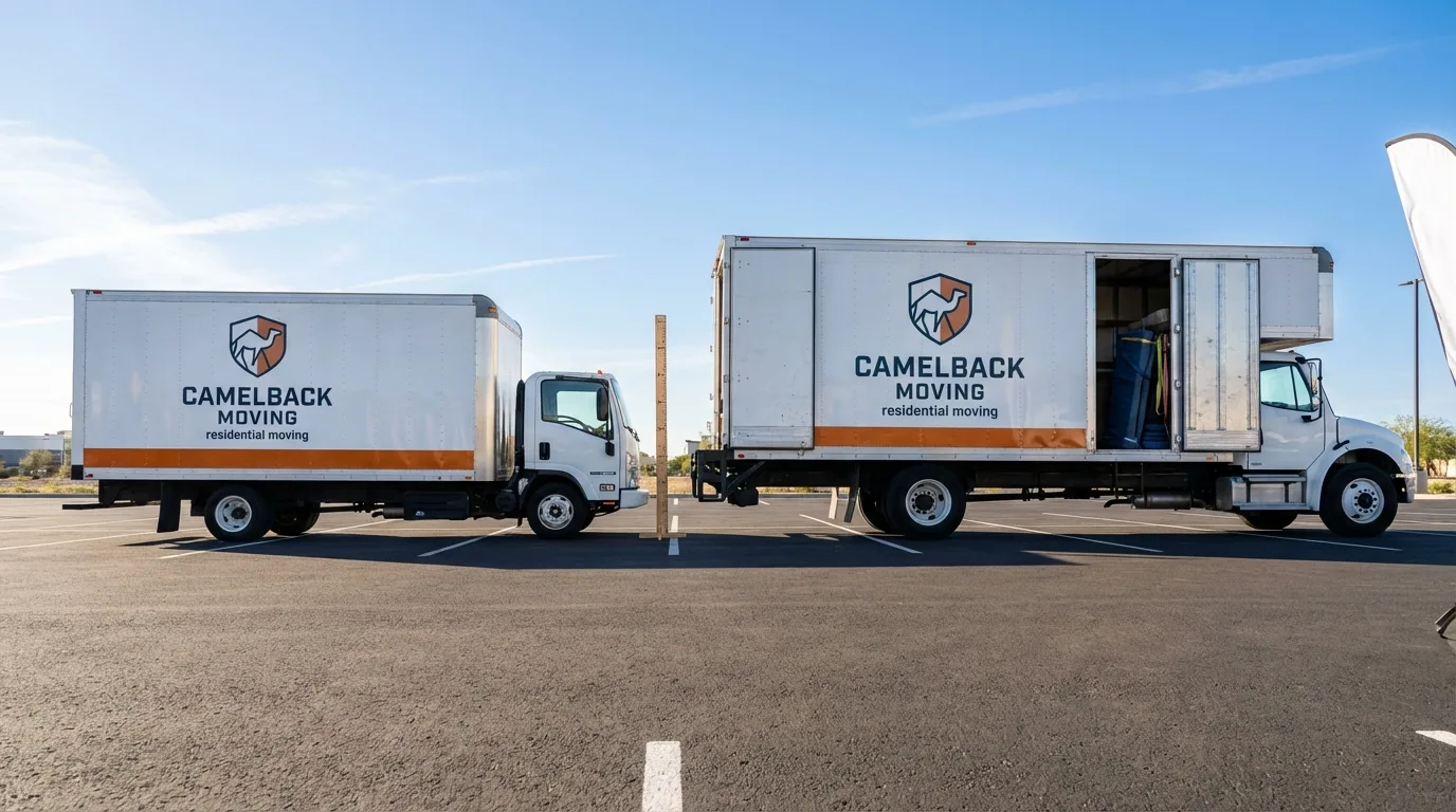 Moving truck size capacity guide in Orwigsburg